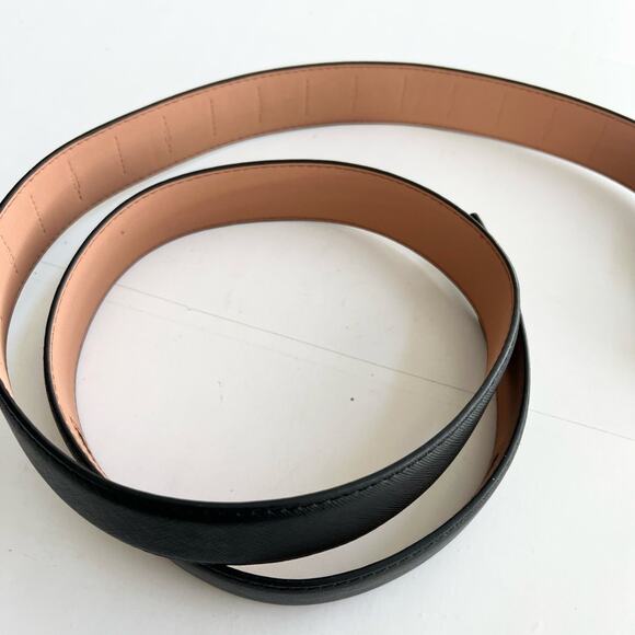 New MARK FRED Men's Solid Buckle Leather Belt with Automatic Ratchet Size 28-52 - Picture 5 of 8